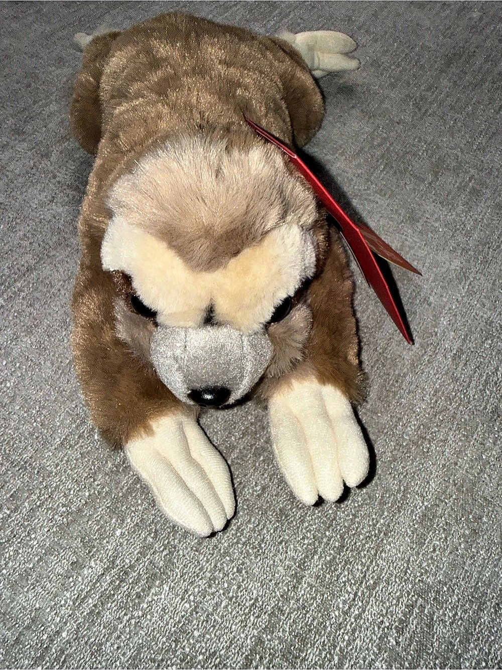 FAO Schwarz Adopt-A-Pets Sloth Plush NWT Adoption Certificate